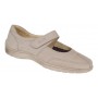 Pantofi dama Med-Line Ultra Confort din piele naturala bufo cu bareta BRD214BEJ