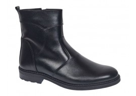 Ghete barbati casual imblanite din piele naturala cu fermoar GFSIMPLUN