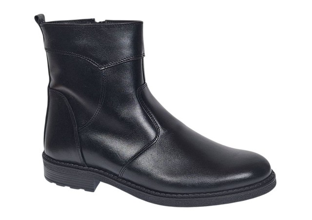 Ghete barbati din piele naturala cu fermoar GKR4010N