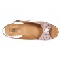Sandale dama din piele naturala cu platforme de 10cm Nude Floral BVS47XNUDE