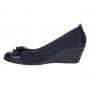 Pantofi dama casual din piele naturala intoarsa velur P1761BLM