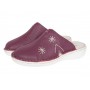Saboti medicali femei, Magenta din piele naturala box, Med-Line BR298MAGENTA