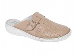 Oferta Marimea 42 Saboti medicali dama din piele naturala Crem Med-Line LBR128CREM