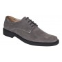 Pantofi barbati casual piele naturala intoarsa AREZO GRI VEL
