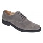 Pantofi barbati casual piele naturala intoarsa AREZO GRI VEL