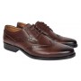 Pantofi barbati Derby Wingtip Brogue din piele naturala GKR826M