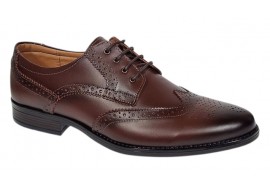 Pantofi barbati eleganti Derby Wingtip Brogue din piele naturala GKR826M