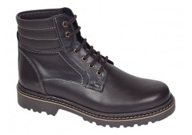 Bocanci barbati din piele naturala neimblaniti maro All Season GKR79MBOX