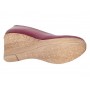 Pantofi dama casual din piele naturala cu platforma de 7 cm MARA GRENA