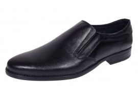 Pantofi barbati elleganti negri din piele naturala Donato siret GKR109NBOX