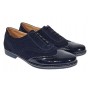Pantofi barbati eleganti din piele naturala, bleumarin, 870LVBLM