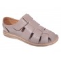 Sandale barbati casual din piele naturala Bej Box GKR73BEJ