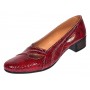 Pantofi dama din piele naturala Rosu Croco Lac - MVSP1RCR