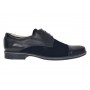 Pantofi barbati negri din piele naturala – eleganti & casual, confort zilnic - 858NN
