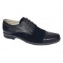Pantofi barbati negri din piele naturala – eleganti & casual, confort zilnic - 858NN