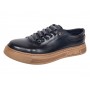 Pantofi barbati casual din piele naturala Negru Gold GKR124N