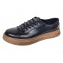 Pantofi barbati casual din piele naturala Negru Gold GKR124N