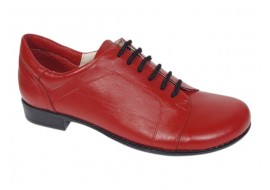 Marimea 39, 40 Pantofi dama rosii piele naturala – casual modern - P53RED