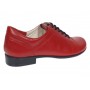Marimea 39, 40 Pantofi dama model casual din piele naturala rosu box - LP53RED