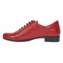 Marimea 39, 40 Pantofi dama model casual din piele naturala rosu box - LP53RED