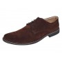 Pantofi barbati casual din piele naturala intoarsa maro brun - LPAVELMARO