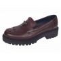 pantofi dama bordeaux piele naturala talpa groasa accesoriu albina