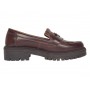 pantofi dama maro cognac piele naturala talpa groasa accesoriu albina