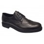 pantofi barbati eleganti negri piele naturala brogue office
