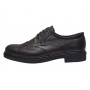 pantofi barbati eleganti negri piele naturala brogue office