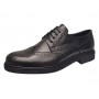 pantofi barbati eleganti negri piele naturala brogue office