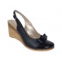 Pantofi dama decupati piele naturala cu varf lacuit – Eleganta atemporala