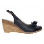 Pantofi dama decupati piele naturala cu varf lacuit – Eleganta atemporala
