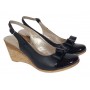 Pantofi dama decupati piele naturala cu varf lacuit – Eleganta atemporala
