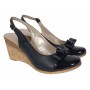 Pantofi dama decupati piele naturala cu varf lacuit – Eleganta atemporala
