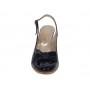 Pantofi dama decupati piele naturala cu varf lacuit – Eleganta atemporala