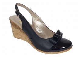 Marimea 38 Pantofi dama decupati piele naturala de culoare neagra – Eleganta si confort