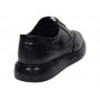 Pantofi Brogue Derby Casual - Eleganti barbati din piele naturala culoare neagra DeSuceava GK826ORTN