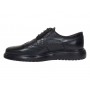 Pantofi Brogue Derby Casual - Eleganti barbati din piele naturala culoare neagra DeSuceava GK826ORTN