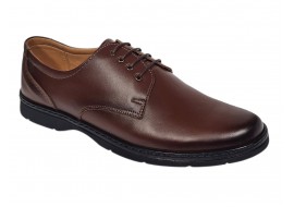 Pantofi barbati casual din piele naturala pe calapod lat Maro GKR5XM