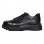 Pantofi dama Sport Casual din piele naturala de culoare neagra GKR121NS