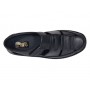 Sandale barbati casual din piele naturala Negru Box SCVA280N
