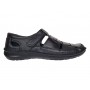 Sandale barbati casual din piele naturala Negru Box SCVA280N