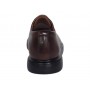 pantofi barbati casual maro din piele naturala cu talpa neagra model RSY03M