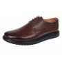 pantofi barbati casual maro din piele naturala cu talpa neagra model RSY03M