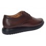 pantofi barbati casual maro din piele naturala cu talpa neagra model RSY03M