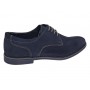 Pantofi barbati bleumarin din piele naturala intoarsa GKR103BLVEL