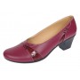 Pantofi dama eleganti piele naturala Mara Bleumarin - Alb P36BLA