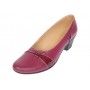 Pantofi dama eleganti piele naturala Mara Bleumarin - Alb P36BLA