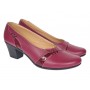 Pantofi dama eleganti piele naturala Mara Bleumarin - Alb P36BLA