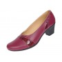 Pantofi dama eleganti piele naturala Mara Bleumarin - Alb P36BLA